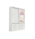 Ver imagem 2 de Guarda Roupa Meridian 2 Portas Branco - D Doro Móveis
