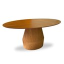 Ver imagem 2 de Mesa de Jantar Cone Balone 198x122 Cm Freijó Natural e Design Exclusivo