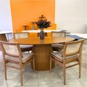 Ver imagem 4 de Mesa de Jantar Cone Balone 198x122 Cm Freijó Natural e Design Exclusivo