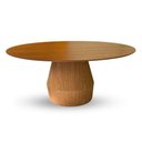 Ver imagem 1 de Mesa de Jantar Cone Balone 198x122 Cm Freijó Natural e Design Exclusivo
