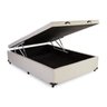 Base Box Baú Viúva Sintético Bege - 39x128x188 - 3