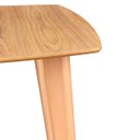 Ver imagem 3 de Mesa de Jantar Quadrada Especial em Madeira de 90cm na Cor Freijó