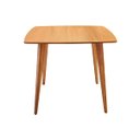 Ver imagem 2 de Mesa de Jantar Quadrada Especial em Madeira de 90cm na Cor Freijó