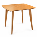 Ver imagem 1 de Mesa de Jantar Quadrada Especial em Madeira de 90cm na Cor Freijó