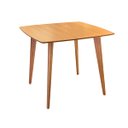 Ver imagem 1 de Mesa de Jantar Quadrada Especial em Madeira de 90cm na Cor Freijó