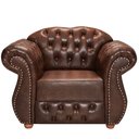 Ver imagem 1 de Poltrona Chesterfield Merlô Via Encanto Courano Marrom