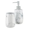 Kit Lavabo Banheiro Luxo Saboneteira Líquida Escova / 483 - 2