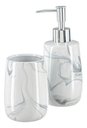 Ver imagem 2 de Kit Lavabo Banheiro Luxo Saboneteira Líquida Escova / 483