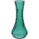 Ver imagem 1 de Vaso Garrafa Decorativo de Vidro Turquesa 15x7x7cm Enfeite Sala Mesa Estante