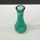 Ver imagem 4 de Vaso Garrafa Decorativo de Vidro Turquesa 15x7x7cm Enfeite Sala Mesa Estante