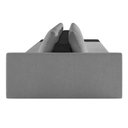 Ver imagem 5 de Sofá Ilha Modular Living com Puff 432cm Georgia K04 Bouclê Grafite/preto - Mpozenato