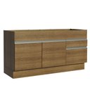 Ver imagem 3 de Balcão de Pia Armário de Cozinha 150 Cm 2 Portas e 2 Gavetas (sem Tampo e Pia) Rustic Glamy Madesa
