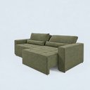 Ver imagem 3 de Sofa Cama 260cm Retratil e Reclinavel 4 Lugares Nepal