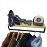 Cabideiro Arara para Roupas Estilo Industrial Ferro Madeira - 3