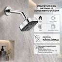 Ver imagem 7 de Chuveiro Ducha Quadrada Articulável Banheiro Solar Aquecimento Gás Cromado