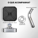 Ver mais imagens de Chuveiro Ducha Quadrada Articulável Banheiro Solar Aquecimento Gás Cromado