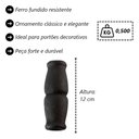 Ver imagem 3 de Anueto em Ferro Fundido Decoração Grade Muro Portão N11 12cm