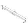 Arandela Newline Fit Led 647 114cm Bivolt Cobre 4000k Luz Neutra - 2