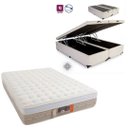 Ver imagem 1 de Cama Box com Baú Queen Branco + Colchão de Molas Ensacadas (pocket) Queen Silver Star - Castor 158x1
