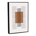 Ver imagem 4 de Quadro Decorativo Linhas Modernas Minimalistas I com Moldura Filete