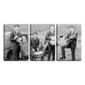 Quadro Decorativo 45x96 Beatles pb começo de carreira - 1