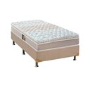 Ver imagem 1 de Cama Box Solteiro: Colchão Molas Pocket Ensacadas Castor Class + Base Crc Suede Clean (88x188)