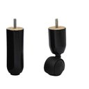 Ver imagem 1 de Kit Pés Box Castor Escuro 7 Unidades (13cm)