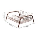 Ver imagem 4 de Kit 2 Escorredores de Louças Cama Isabela com Porta Copos Cobre