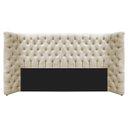 Ver imagem 4 de Kit Cabeceira e Calçadeira Baú King Everest P02 195 cm para cama Box Linho - Doce Sonho Móveis KIT C