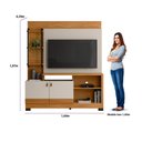 Ver imagem 2 de Estante Home 160cm para Tv Alagoas Linea Brasil