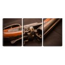 Ver imagem 1 de Quadro Decorativo 45x96 cano de arma antiga retrô