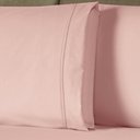 Ver imagem 2 de Jogo de Cama Lençol Casal Conforto Percal 300 Fios 3 Peças - Rosê