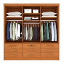 Ver imagem 5 de Guarda Roupa 3 Portas Chicago com Espelho Tcil