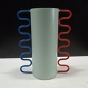 Ver imagem 3 de Vaso Decorativo Enfeite Metal 20x12x12cm Verde