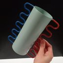 Ver imagem 5 de Vaso Decorativo Enfeite Metal 20x12x12cm Verde