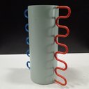 Ver imagem 4 de Vaso Decorativo Enfeite Metal 20x12x12cm Verde