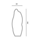 Ver imagem 3 de Espelho Orgânico 155cm X 56cm Moldura Mdf Don Euronobre