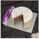 Ver imagem 7 de Espátula Salva Bolo Pá Placa Culinária Bolo Transporte Camada Bolo Aço Inox