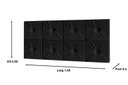 Ver imagem 1 de Painel Cama Box Prime Casal 1,40 Ferrari Cor Preto Comprar