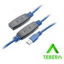 Ver imagem 1 de Cabo Extensor Usb 3.0 Macho/femea C/ Repetidor de Sinal 10m