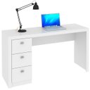 Ver imagem 1 de Mesa para Escritório Reversível 136 Cm 3 Gavetas Branco