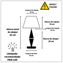 Ver imagem 3 de Kit 02 Abajur Quarto Tradicional Madeira Cúpula Chinesa