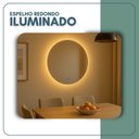 Ver imagem 6 de Espelho Redondo 60cm Touch Led 3000k Iluminação Indireta Reduna
