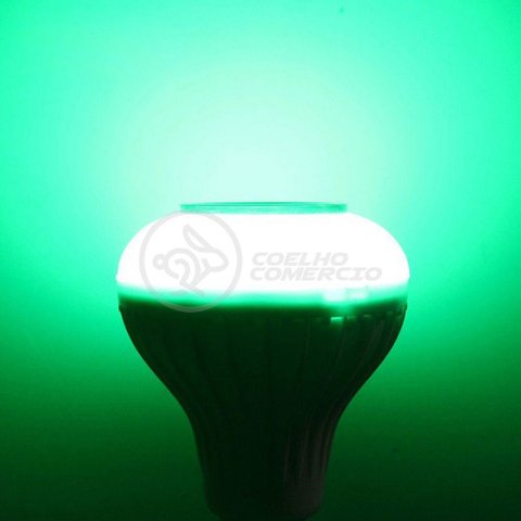 Lâmpada Led 12w E27 Rgb Colorida com Caixa de Som