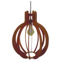 Ver imagem 1 de Luminária Teto tipo Pendente JUPITER MDF - Completa - Cor: Marrom
