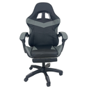 Ver imagem 4 de Kit 2 Cadeiras Gamer Stillus Ergonômica com Apoio para Os Pés Cinza + E-book