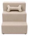 Ver imagem 1 de Escada Escadinha Pet 3 Degraus em Suede:Suede Bege