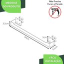 Ver imagem 6 de Porta Toalha de Banho Toalheiro de Inox com Ventosa Elg