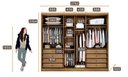 Ver imagem 4 de Guarda Roupa Casal 100% Mdf 6 Portas 8 Gavetas - Robust -cumaru - Móveis Novo Horizonte