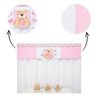 Cortina Infantil 2,00 X 1,60 Bordada Decoração Quarto de Bebê Menina - Amora - 3